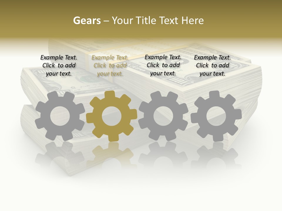 Green United Banking PowerPoint Template