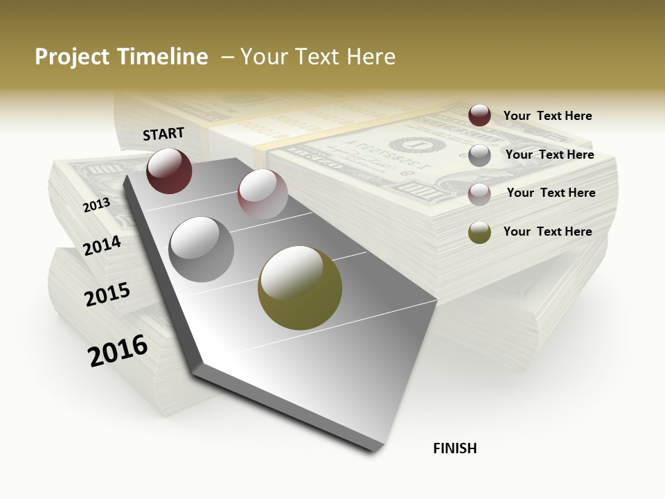 Green United Banking PowerPoint Template