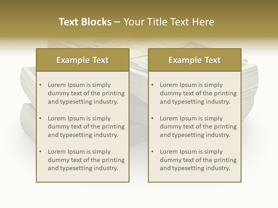 Green United Banking PowerPoint Template