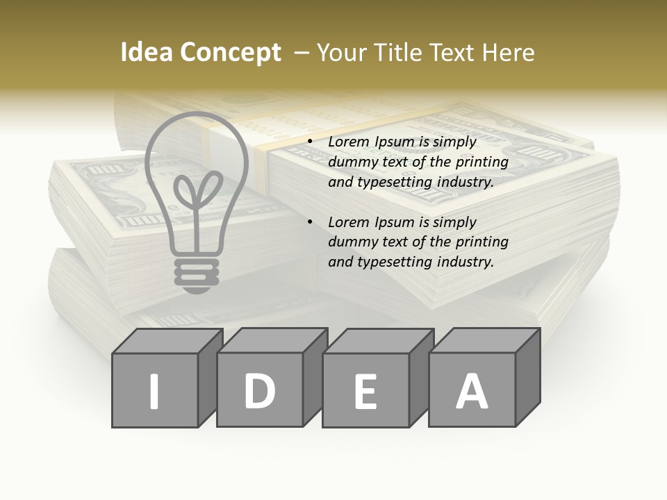 Green United Banking PowerPoint Template