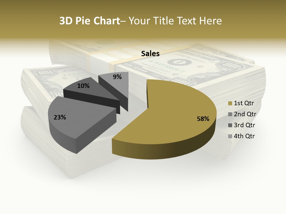 Green United Banking PowerPoint Template