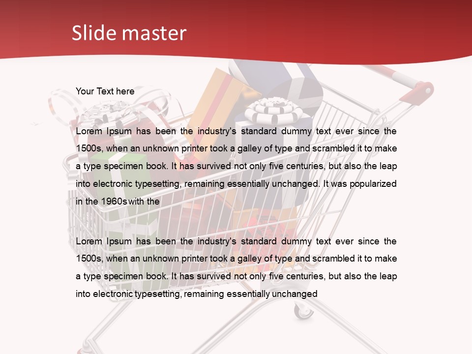 Wrap Products Checkout PowerPoint Template