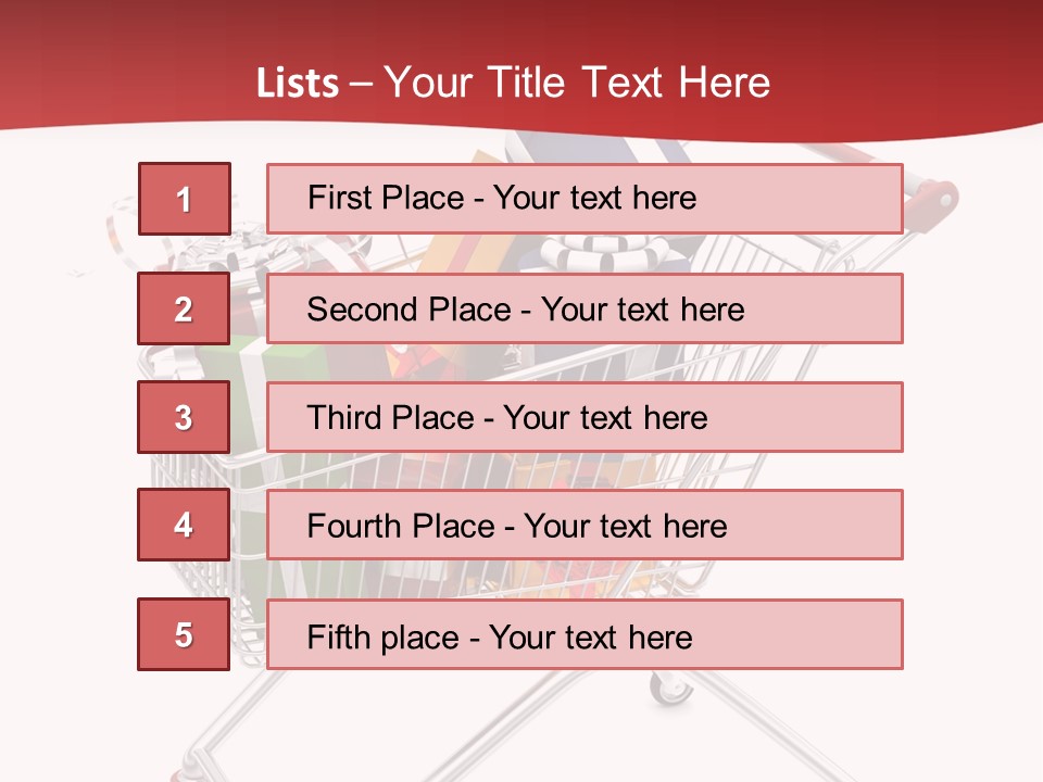 Wrap Products Checkout PowerPoint Template