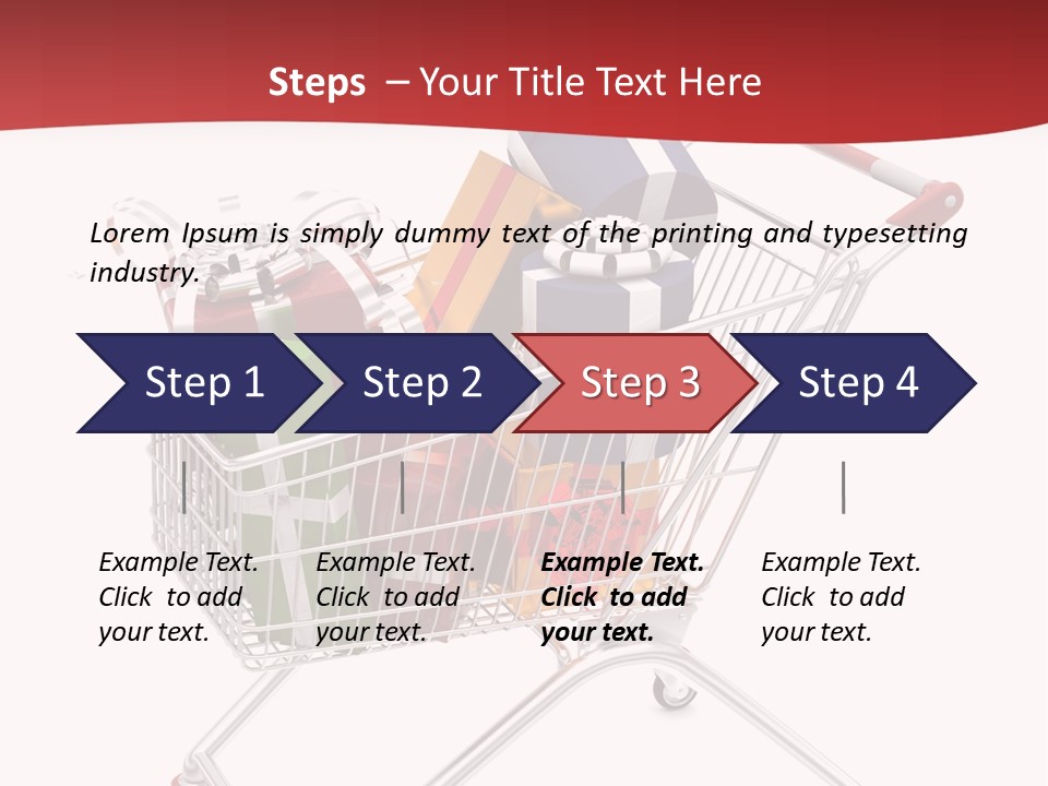 Wrap Products Checkout PowerPoint Template