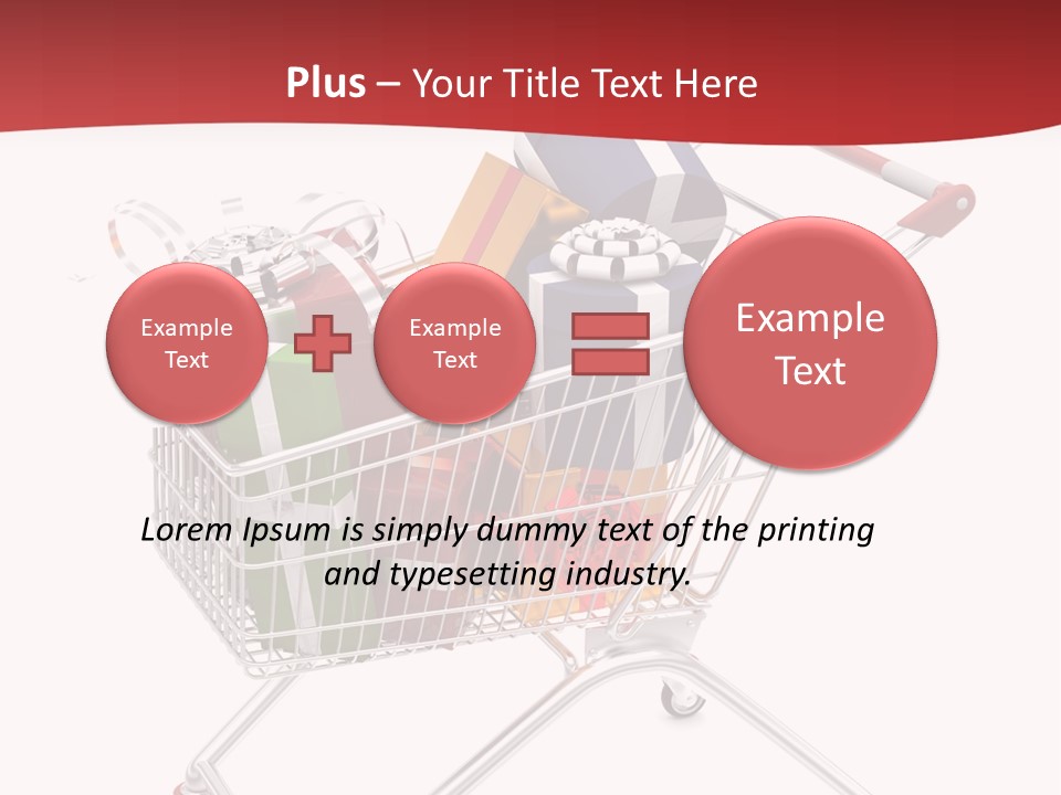 Wrap Products Checkout PowerPoint Template