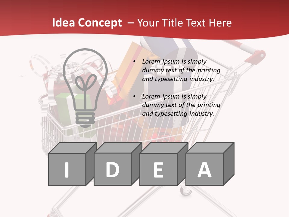 Wrap Products Checkout PowerPoint Template