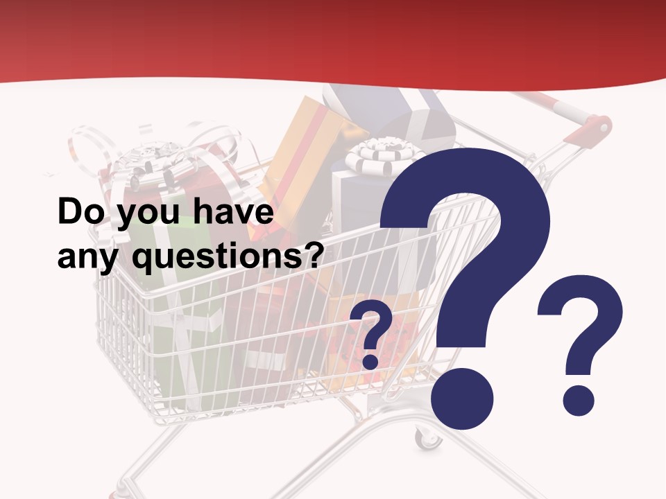 Wrap Products Checkout PowerPoint Template