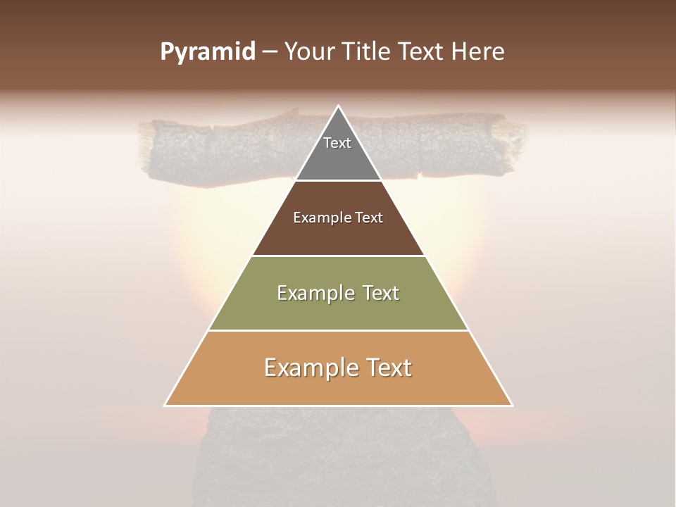 A Ant Carrying A Piece Of Wood On Top Of A Rock PowerPoint Template