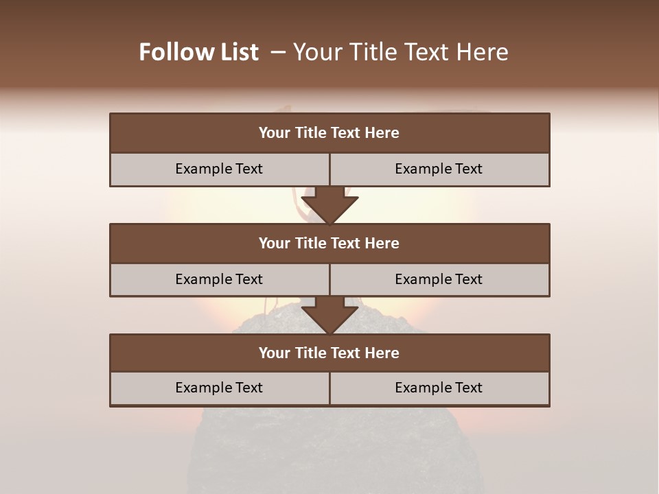 A Ant Carrying A Piece Of Wood On Top Of A Rock PowerPoint Template