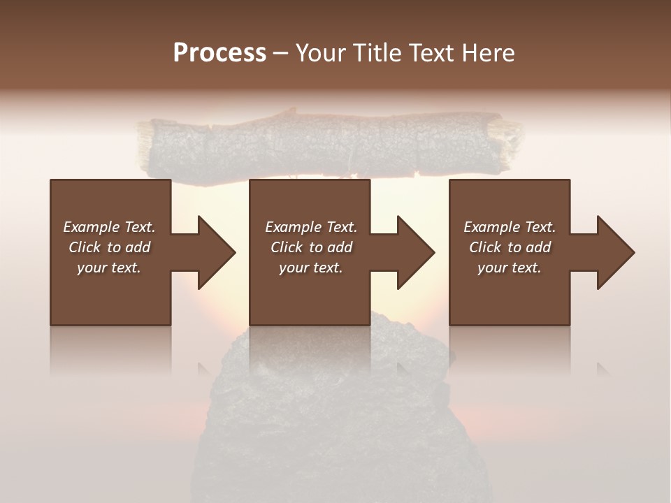 A Ant Carrying A Piece Of Wood On Top Of A Rock PowerPoint Template