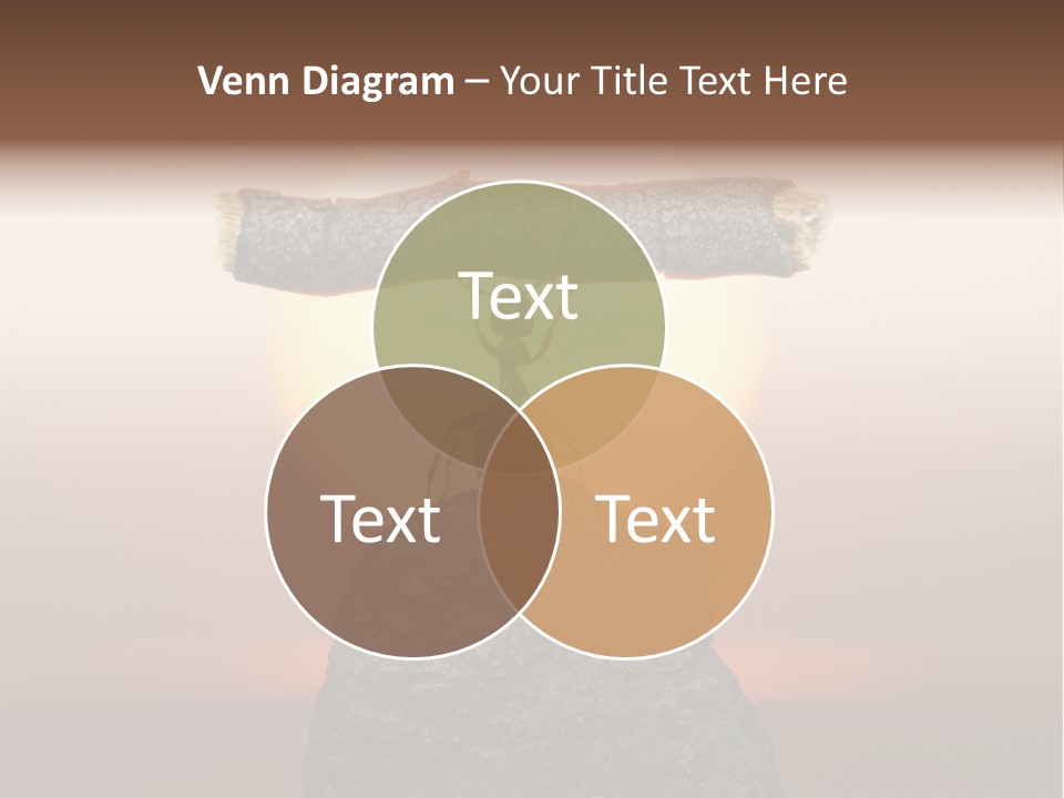 A Ant Carrying A Piece Of Wood On Top Of A Rock PowerPoint Template