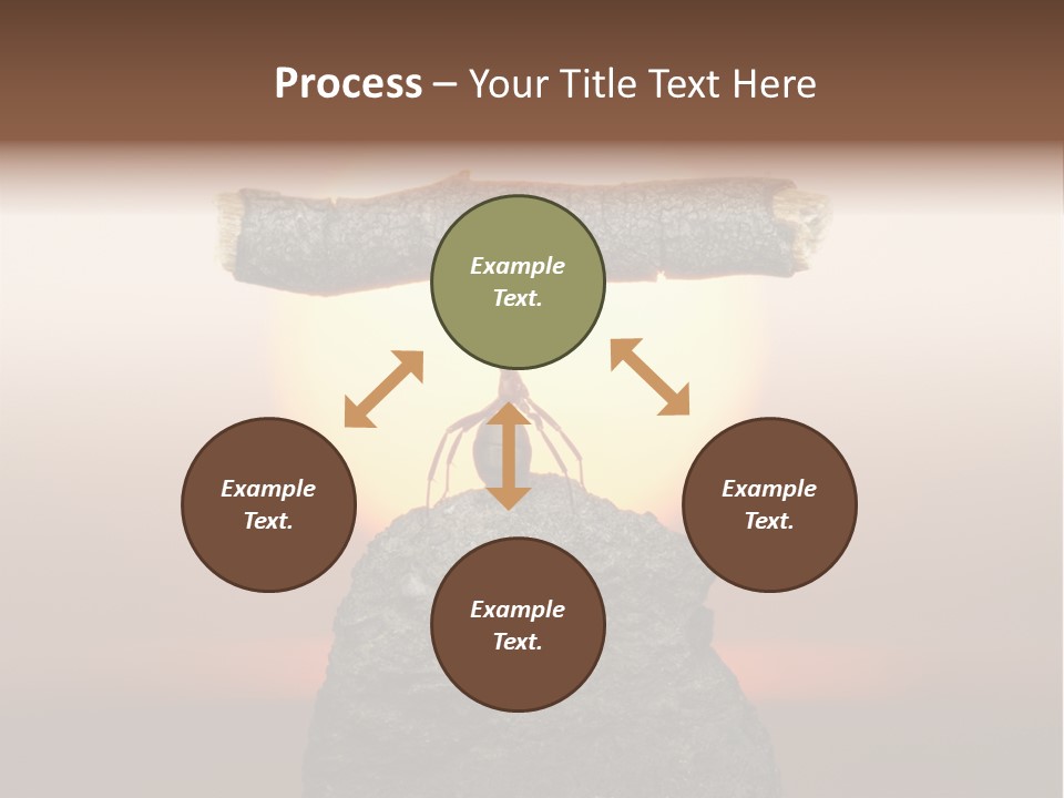 A Ant Carrying A Piece Of Wood On Top Of A Rock PowerPoint Template