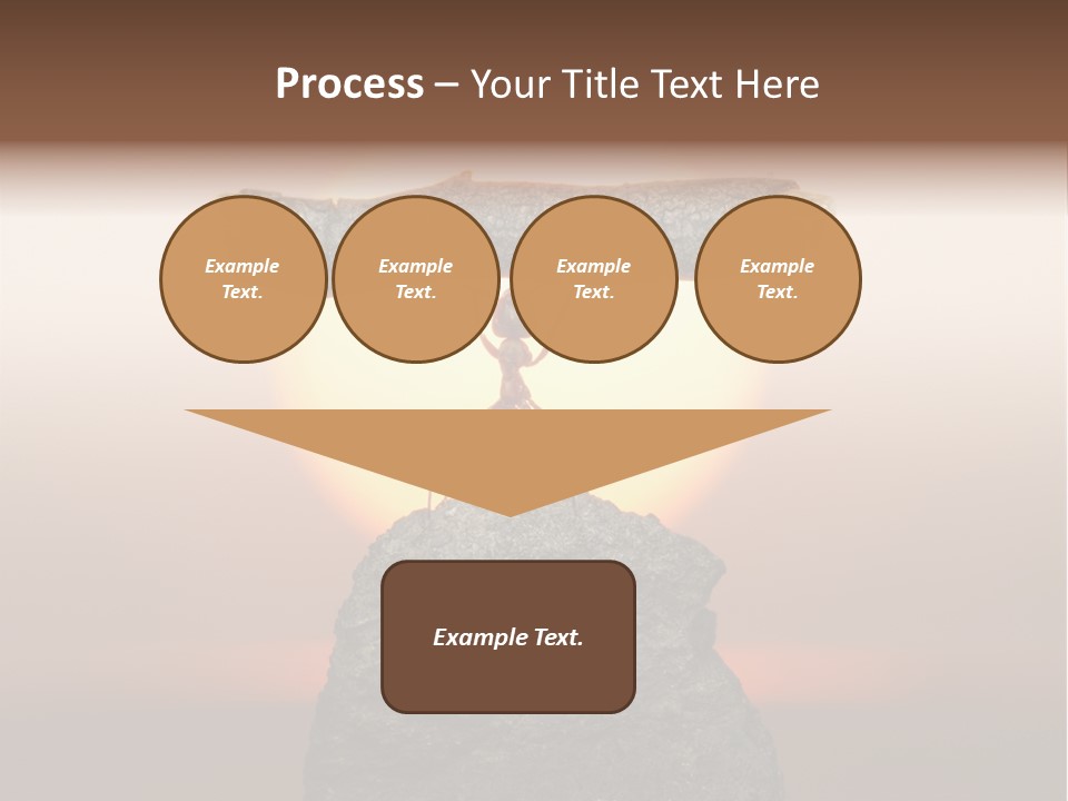 A Ant Carrying A Piece Of Wood On Top Of A Rock PowerPoint Template