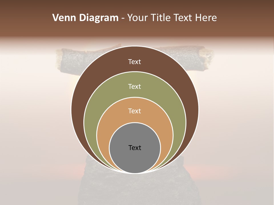 A Ant Carrying A Piece Of Wood On Top Of A Rock PowerPoint Template