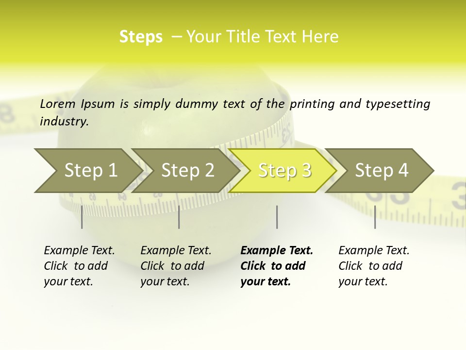 Loss Green Success PowerPoint Template