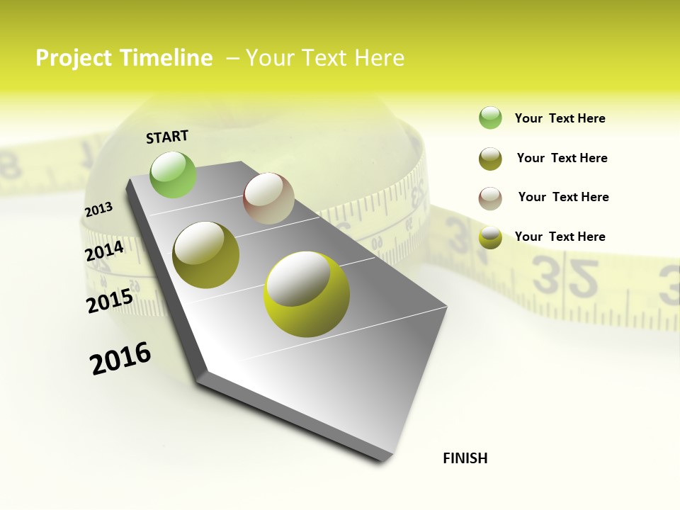 Loss Green Success PowerPoint Template