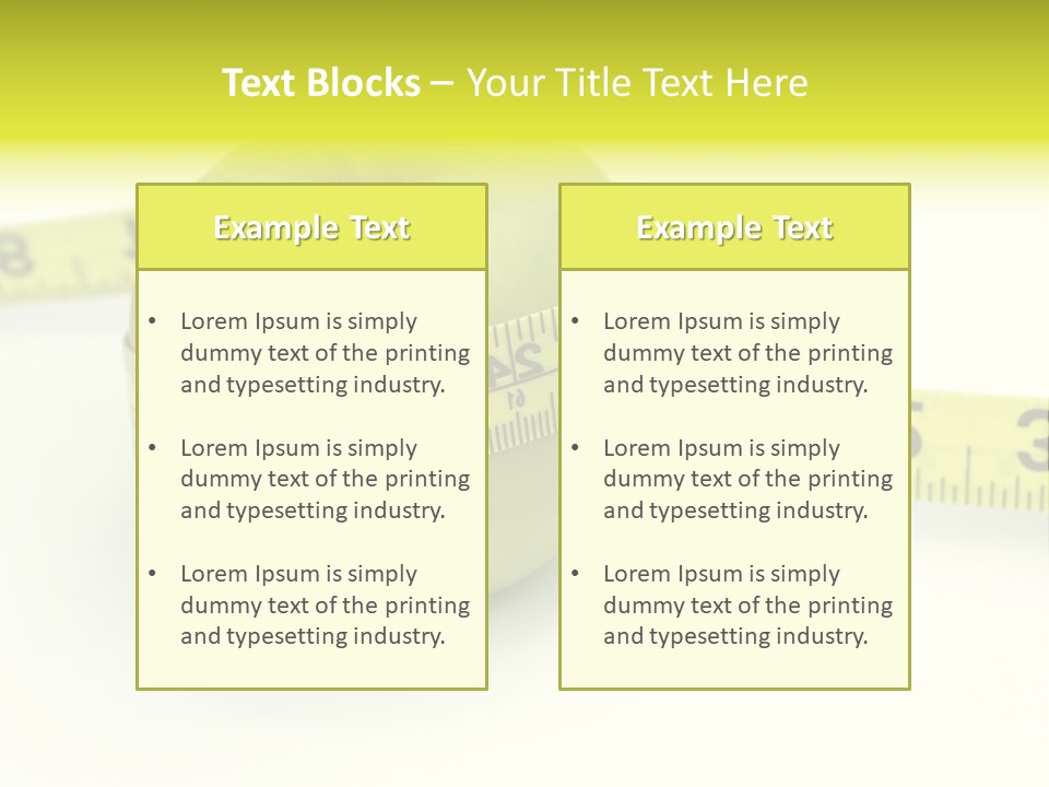 Loss Green Success PowerPoint Template