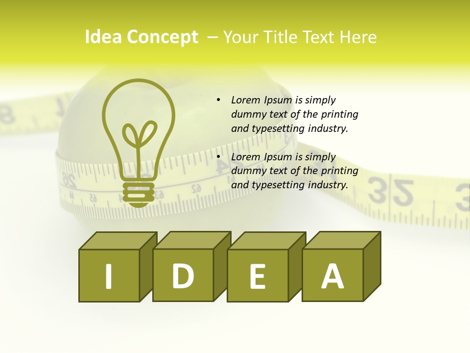Loss Green Success PowerPoint Template