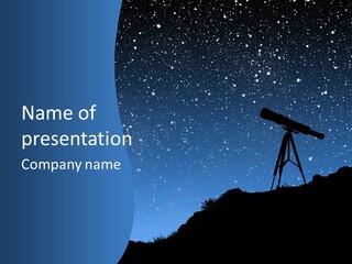 Milky Bright Hill PowerPoint Template