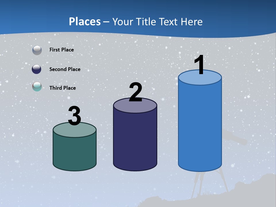 Milky Bright Hill PowerPoint Template