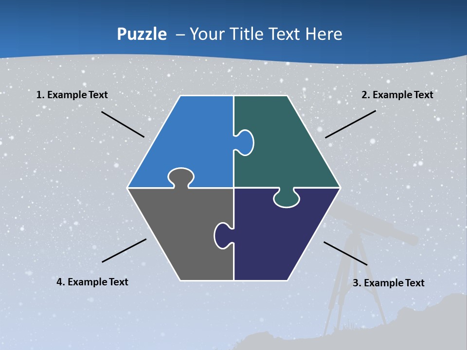 Milky Bright Hill PowerPoint Template