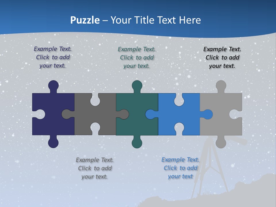 Milky Bright Hill PowerPoint Template