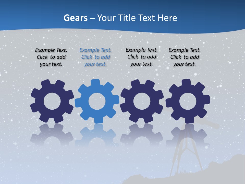 Milky Bright Hill PowerPoint Template