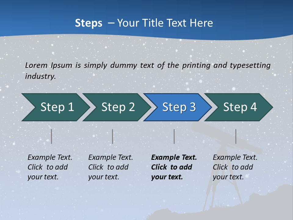 Milky Bright Hill PowerPoint Template