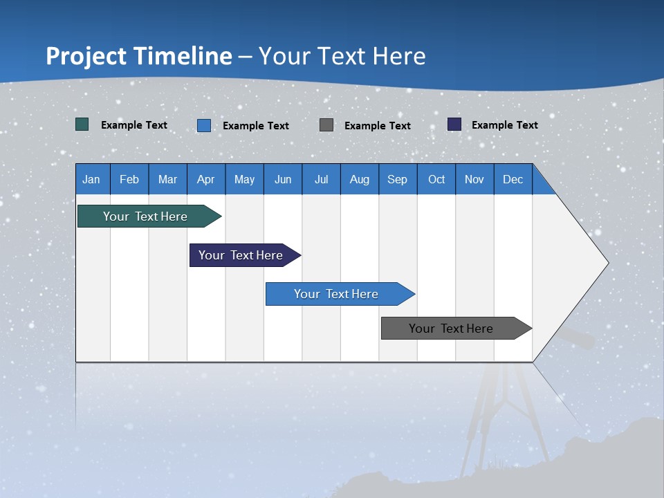 Milky Bright Hill PowerPoint Template