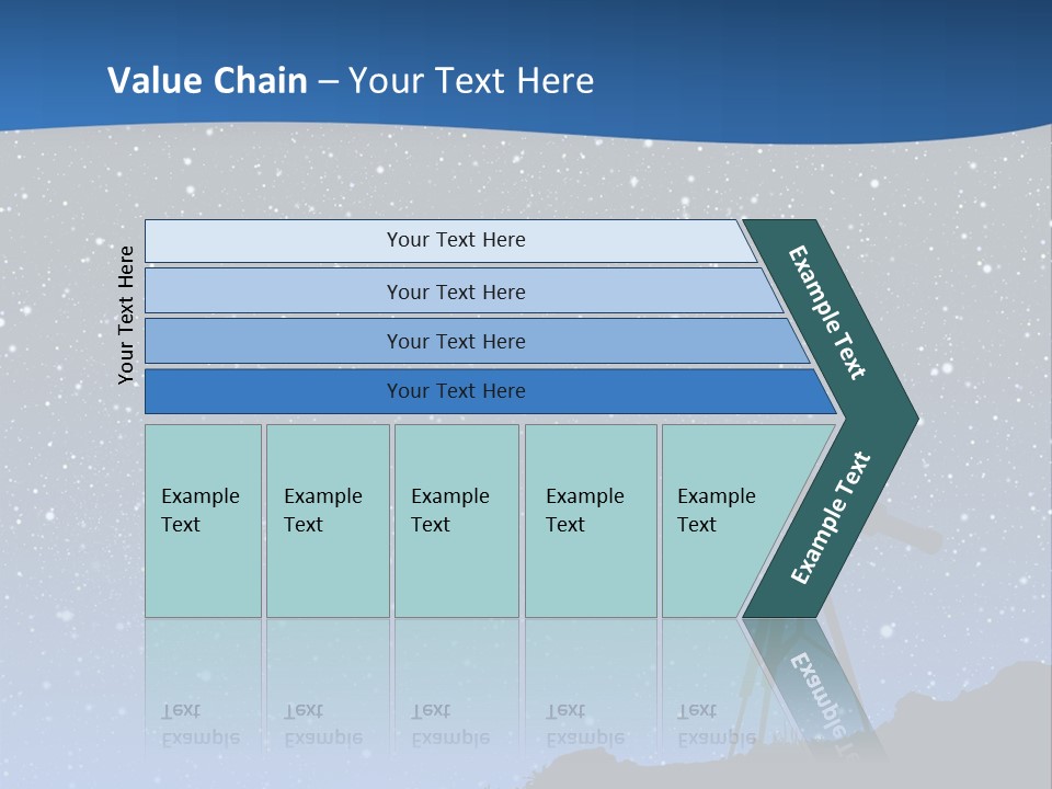 Milky Bright Hill PowerPoint Template