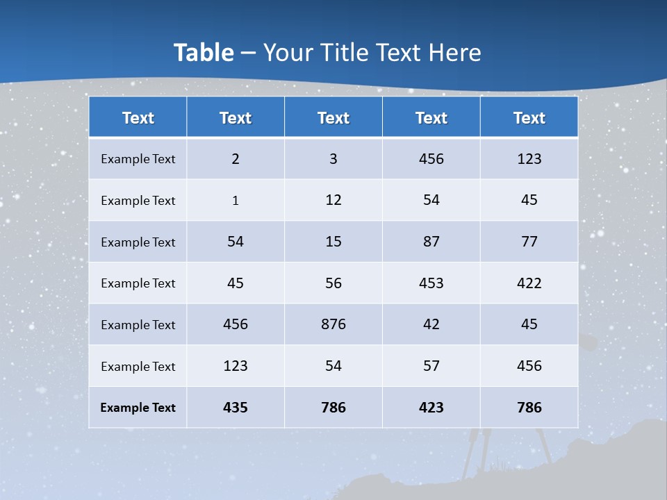 Milky Bright Hill PowerPoint Template