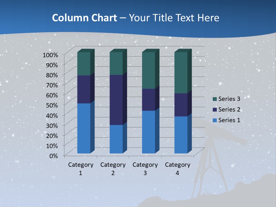 Milky Bright Hill PowerPoint Template