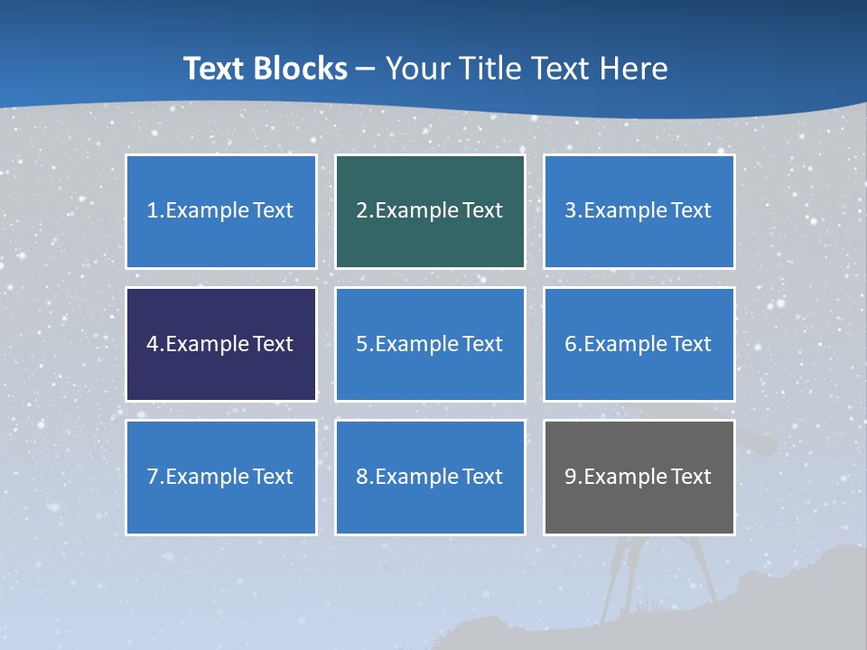 Milky Bright Hill PowerPoint Template