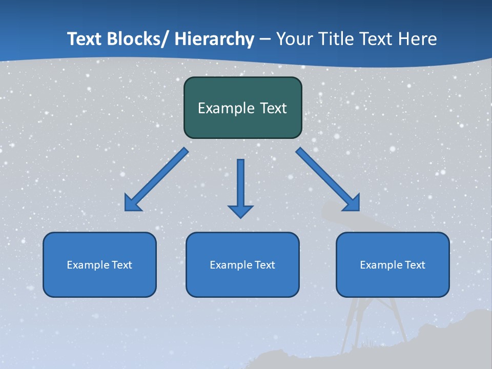Milky Bright Hill PowerPoint Template