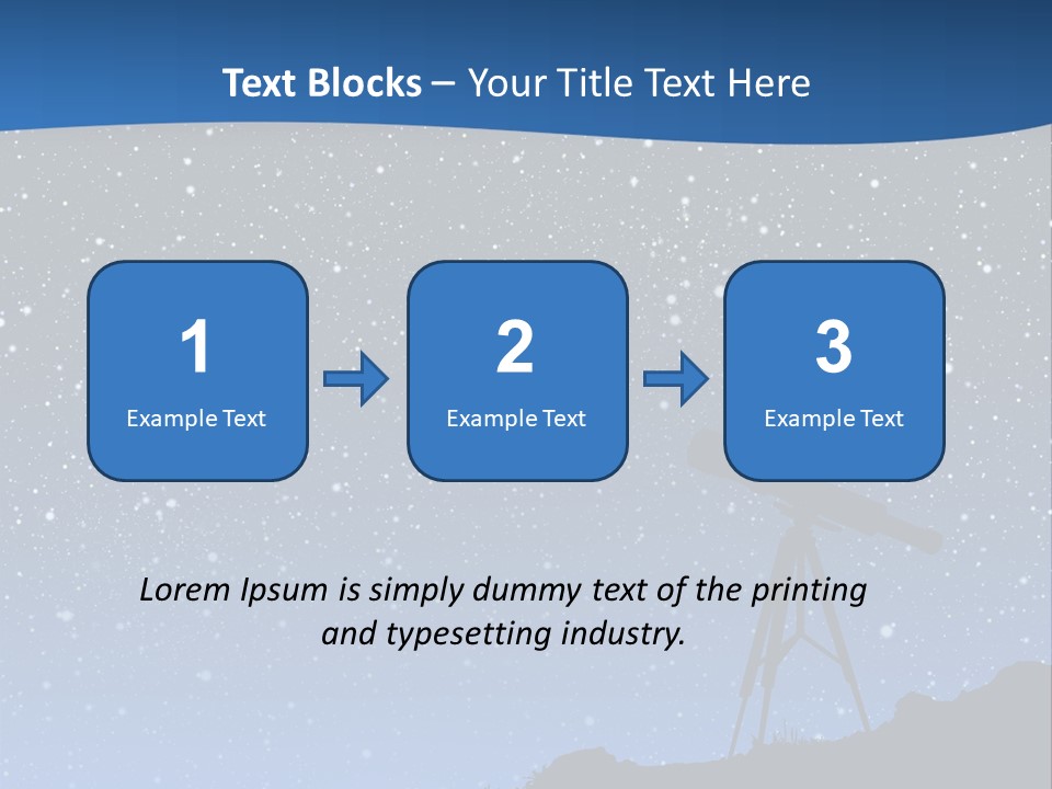 Milky Bright Hill PowerPoint Template