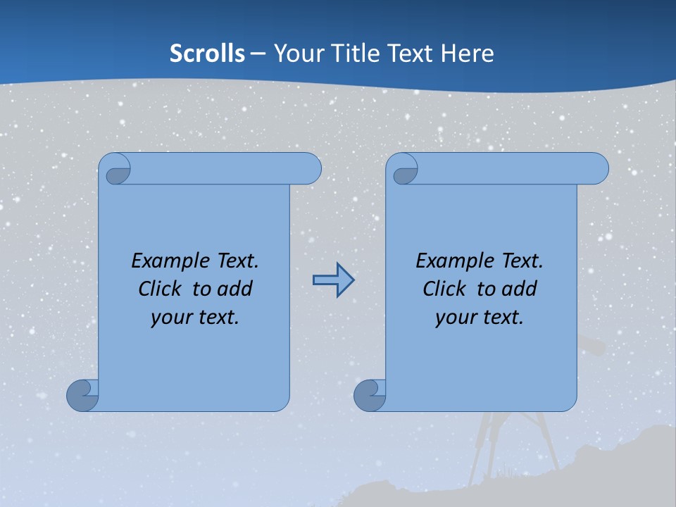 Milky Bright Hill PowerPoint Template