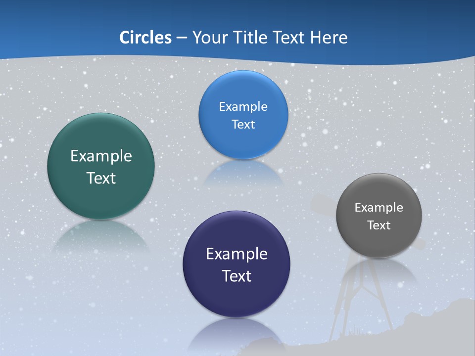 Milky Bright Hill PowerPoint Template