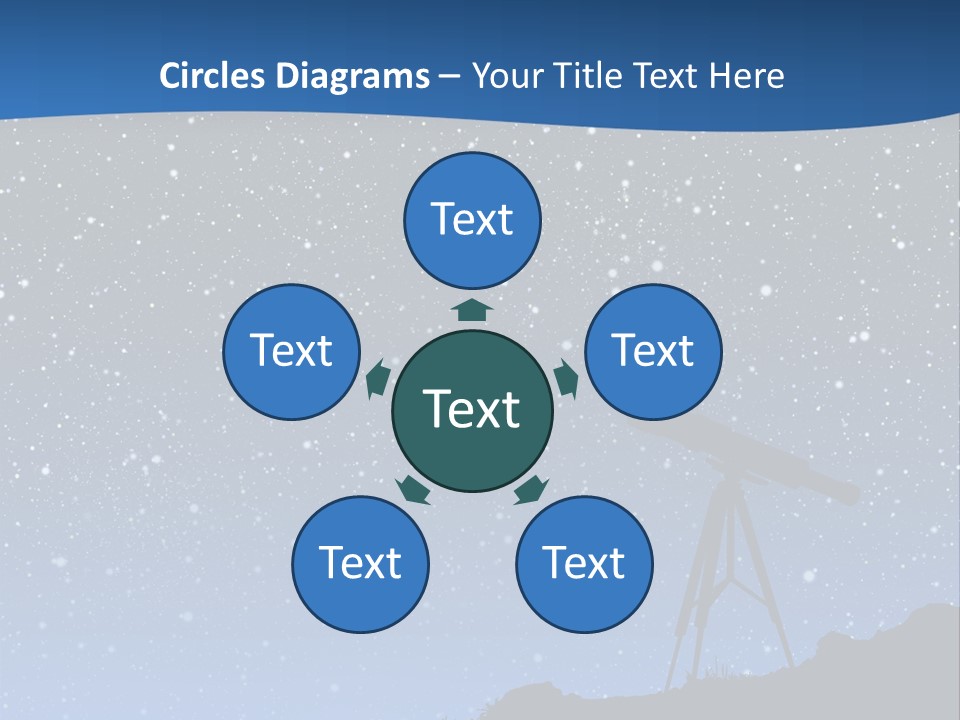 Milky Bright Hill PowerPoint Template