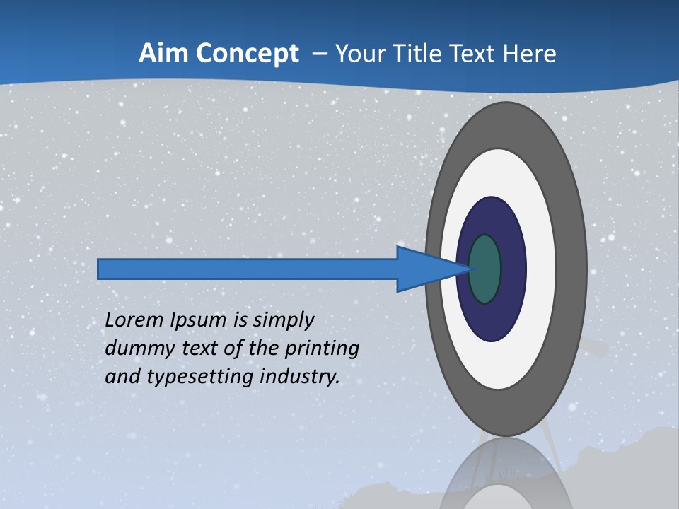 Milky Bright Hill PowerPoint Template