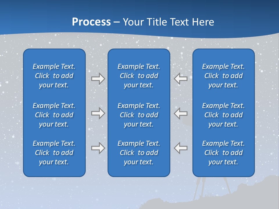 Milky Bright Hill PowerPoint Template