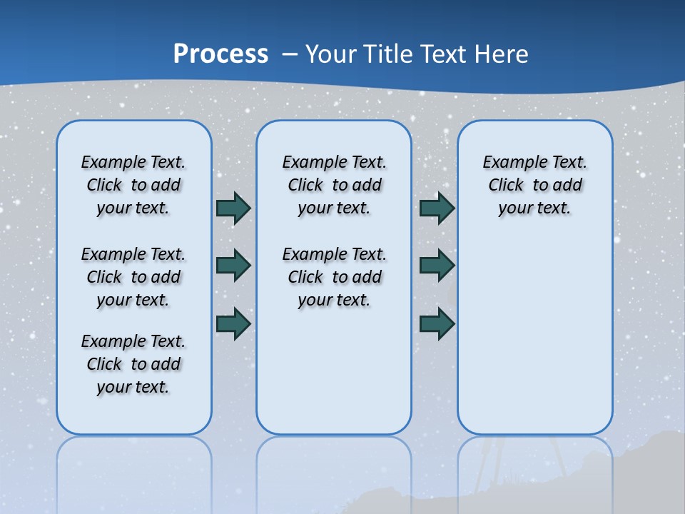 Milky Bright Hill PowerPoint Template