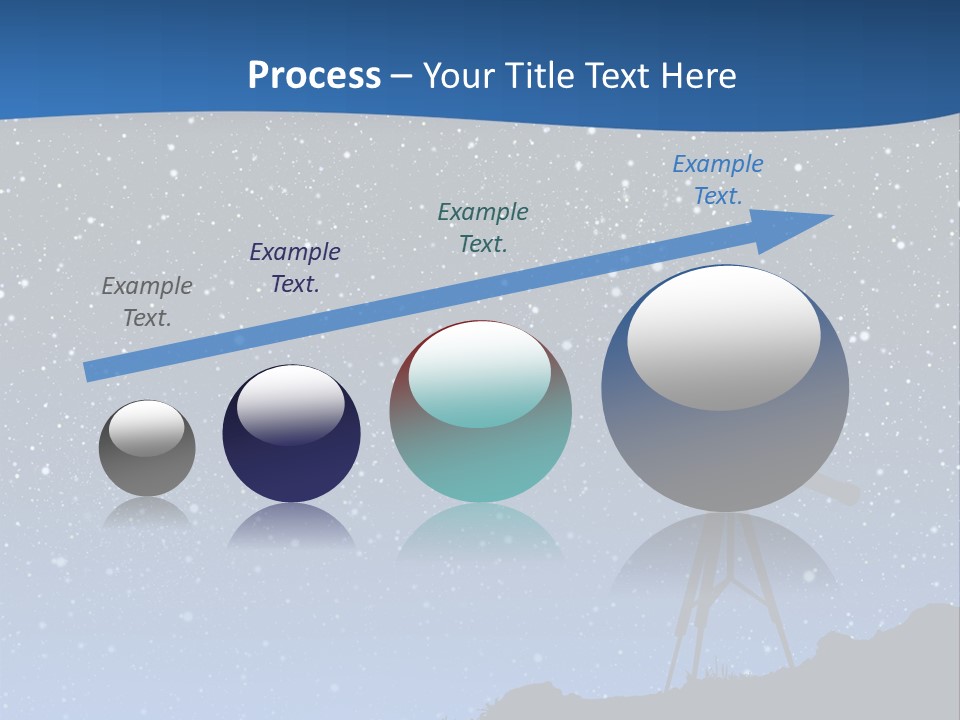 Milky Bright Hill PowerPoint Template
