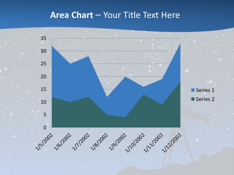 Milky Bright Hill PowerPoint Template