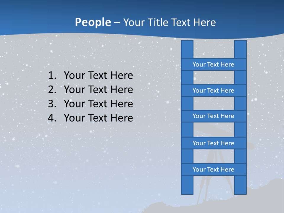 Milky Bright Hill PowerPoint Template