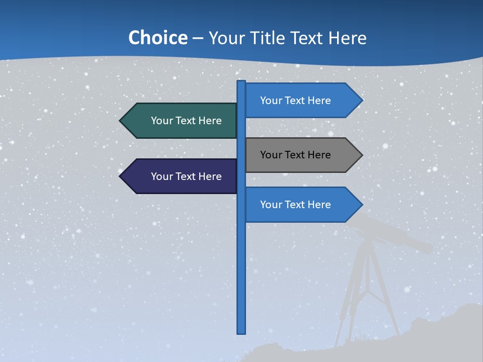 Milky Bright Hill PowerPoint Template