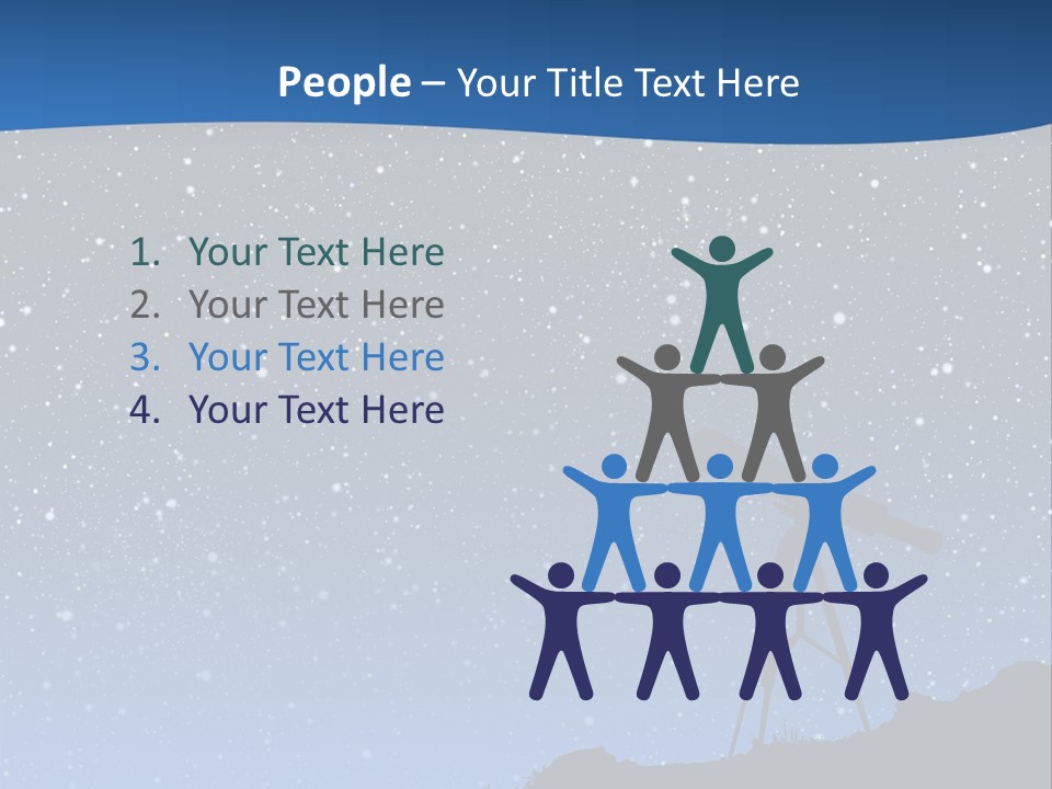 Milky Bright Hill PowerPoint Template