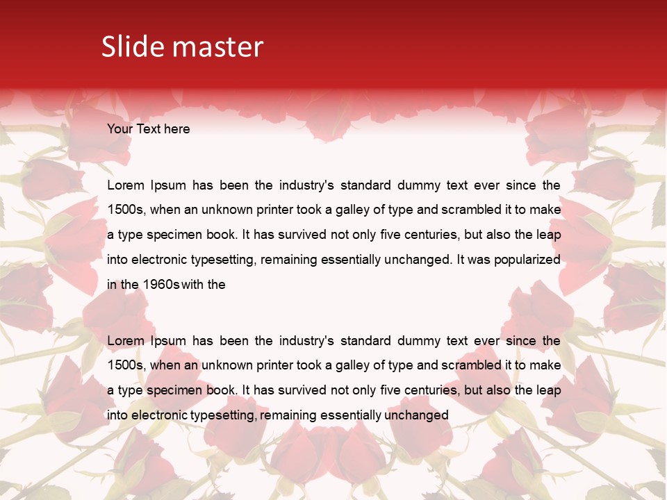 Beauty Text Giving PowerPoint Template