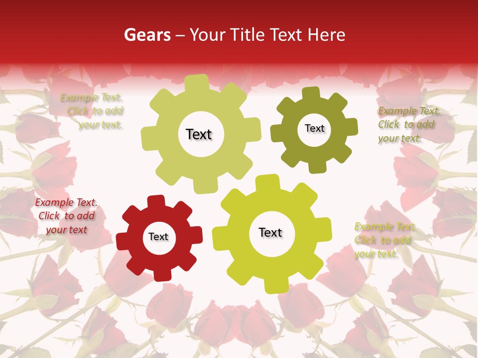 Beauty Text Giving PowerPoint Template