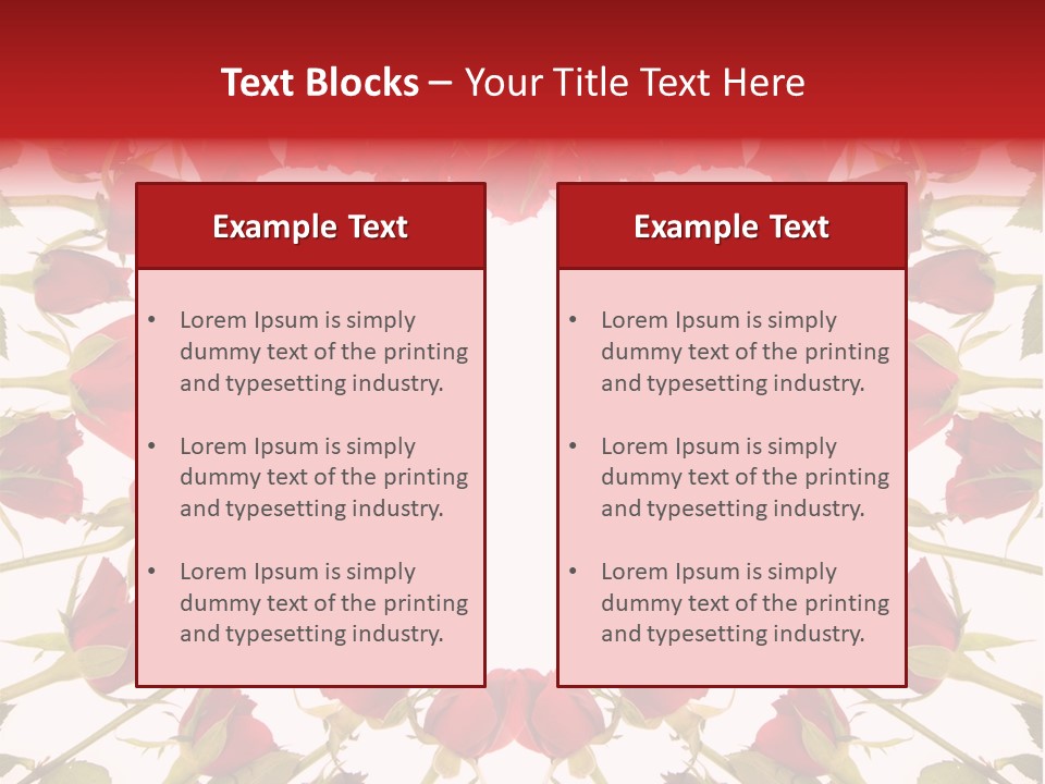 Beauty Text Giving PowerPoint Template