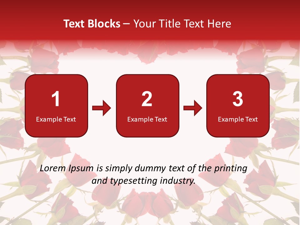 Beauty Text Giving PowerPoint Template